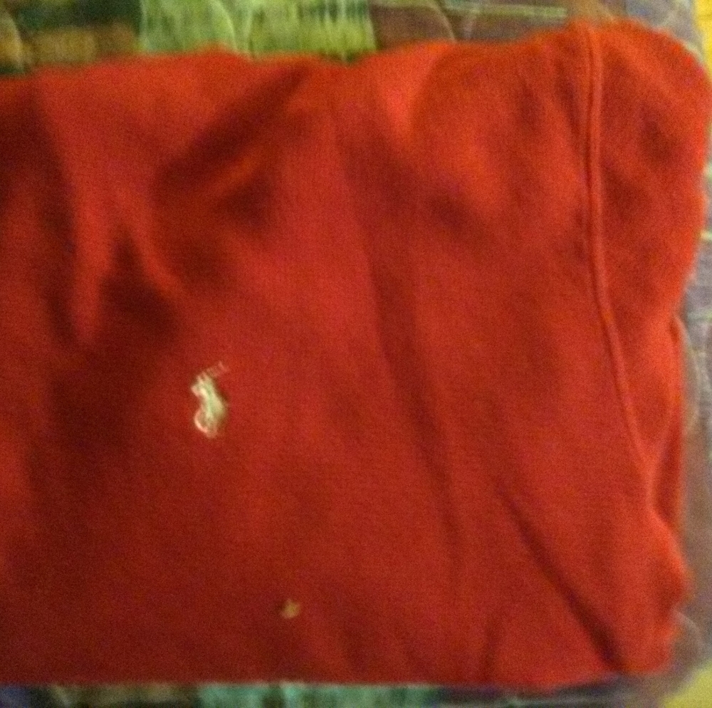 Polo Ralph Lauren thermal mens xl red